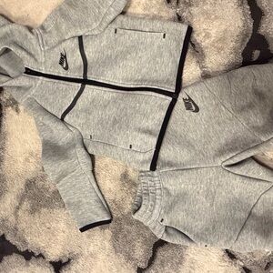 Toddler Gray Nike Tech Set